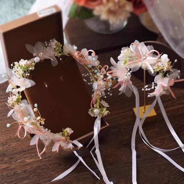 Fe Blomsterhårbånd Hårbånd HODEBÅND HODEBÅND headband