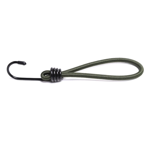 Elastiskt rep med krok fast bindningsbälte 12CM ARMY GREEN 12CM 12cm Army Green
