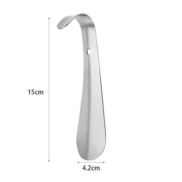 4 stk Skohorn Skobruker Boot Jack Silver 4 Pcs-4 Pcs