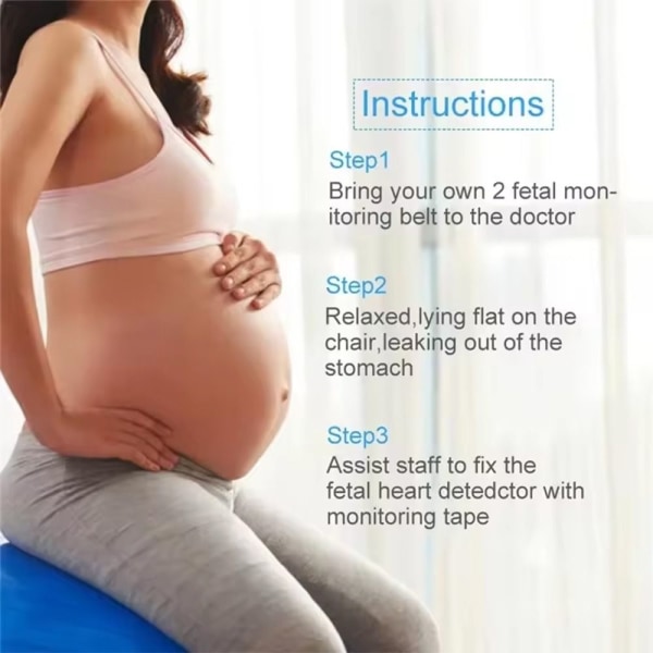 2st övervakningsbälte Fetal Heart Monitoring Straps Foster
