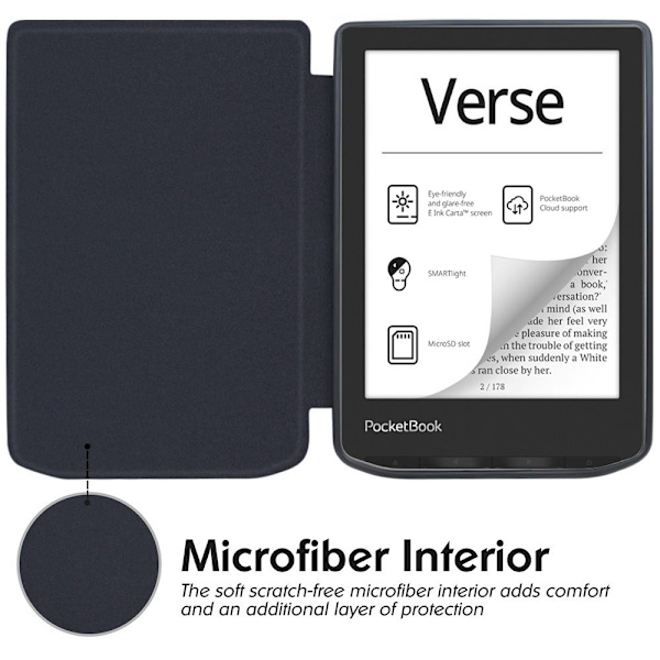 e-Reader Etui PB 629/634 Funda SORT SORT Black
