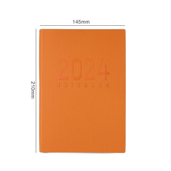 2024 Diary Book 2024 Planner Notebook STIL B-ORANSJE STIL Style B-Orange