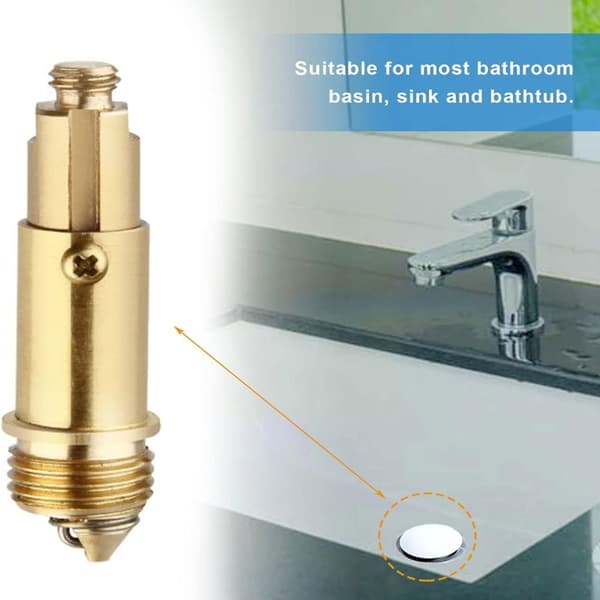 2 stk. Pop Up Bolt Push Spring Plug Vask Clicker