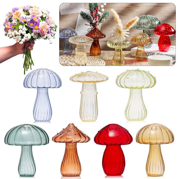 Blomflaska Glasvas RÖD red