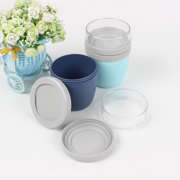 Yoghurtmugg Lunchmugg SVART Black