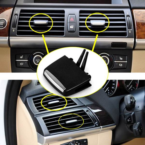 Ventilationsudtag Faneclips Aircondition Udtag Faneclips FRONT Front