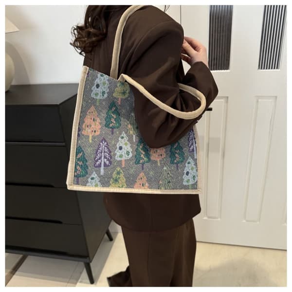 Skuldervesker Tote Bag GRÅ grey