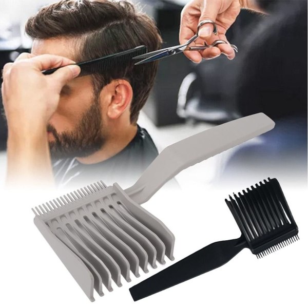 Parturi Fade Combs Hiustenleikkauskampa MUSTA Black