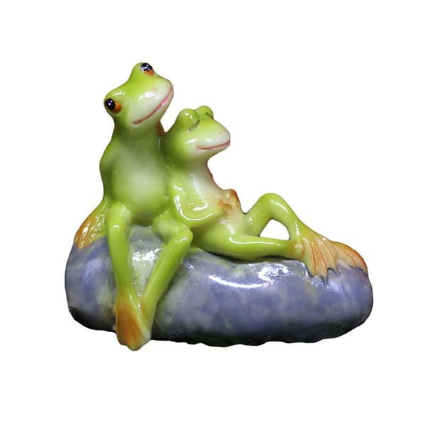 Frøstatue Frøfigur Frøskulptur