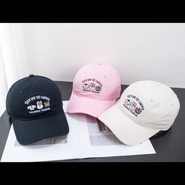 Flerfärgad hatt cap MÖRKBLÅ dark blue