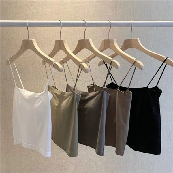 Brystvest for damer Camisole SVART Black
