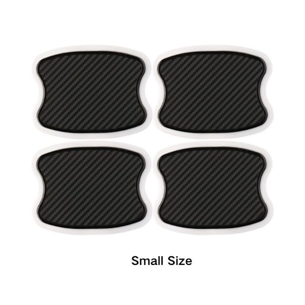 4st Bildörrhandtag Lack Repskydd 3D Kolfiber Small
