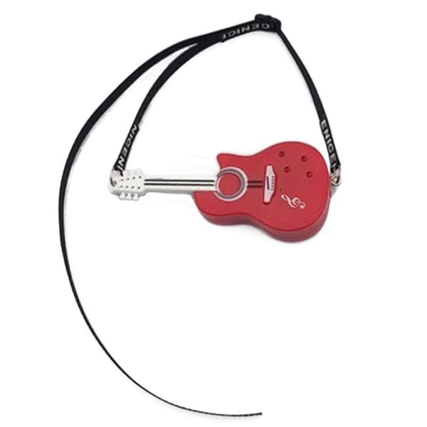 Docka musikinstrument Miniatyr elgitarr RÖD 2 2 red 2-2