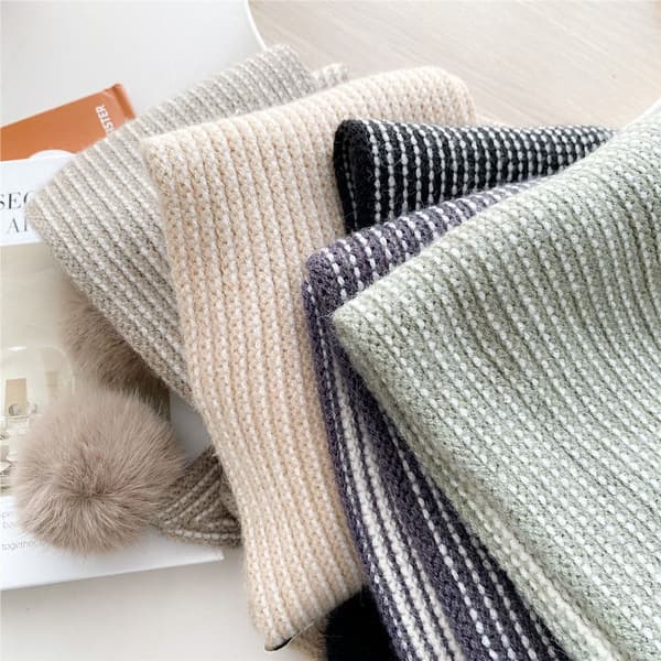 Lämmin kashmirkaulahuivi BEIGE beige