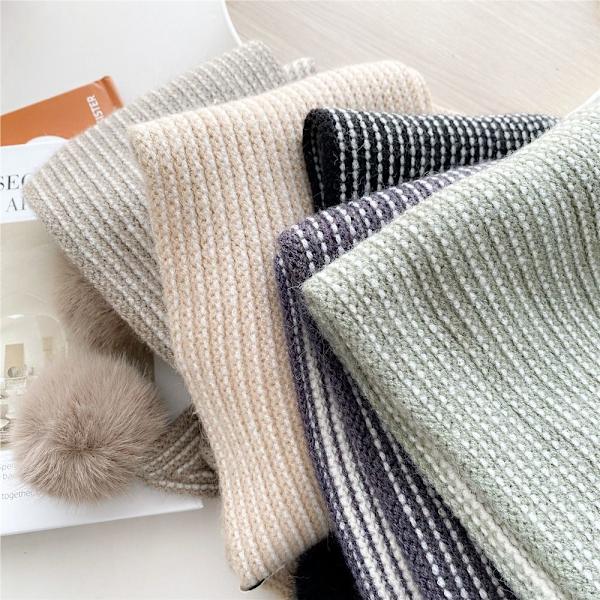 Lämmin kaulasolmio Cashmere huivi BEIGE beige