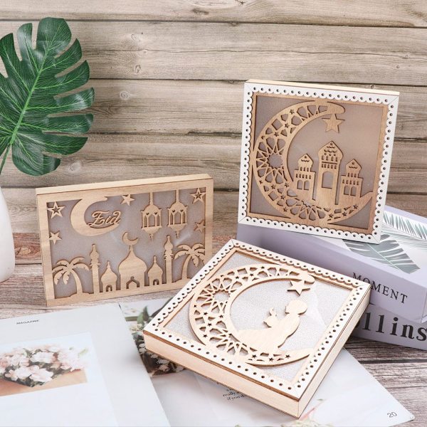 LED-lampor Eid Mubarak A A