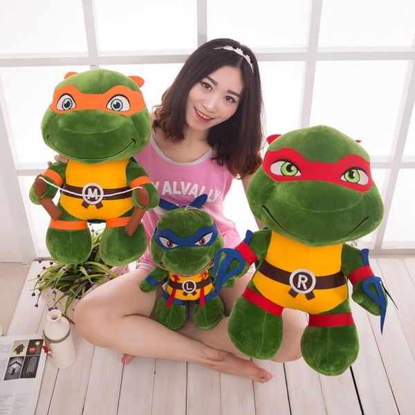 Ninja Turtles Plysskildpaddelegetøjspude RØD 35 Red 35
