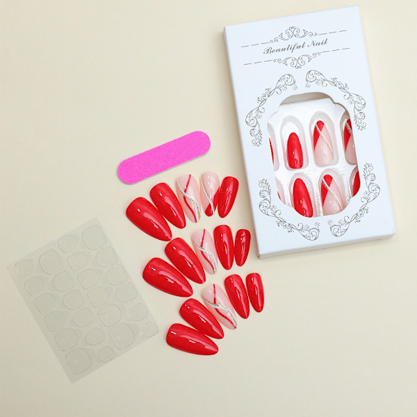 Almond Fake Nails Tekokynnet XH-89-84 XH-89-84 XH-89-84