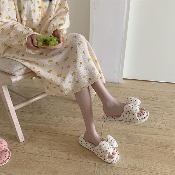 Linnetofflor Slidesandaler VIT 36-37 white 36-37