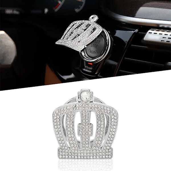 Auton moottorin käynnistyspysäytyspainikkeen cover Bling Owl Push Start Button Owl