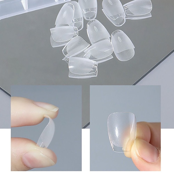 240 kpl/laatikko tekokynsinäppäimet Geellykäs kynsilakka T SHAPE T SHAPE T SHAPE