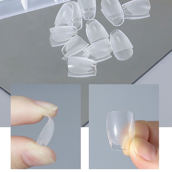 240 Stk/Eske False Nails Tips Gelly Nail Tips T SHAPE T SHAPE T SHAPE