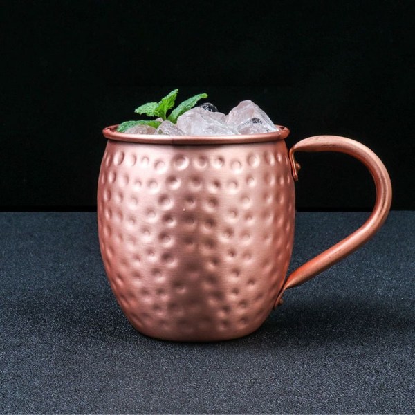 Pure Copper Cup Krus Kopp HAMMERT PUNKT HAMMERT PUNKT Hammered Point