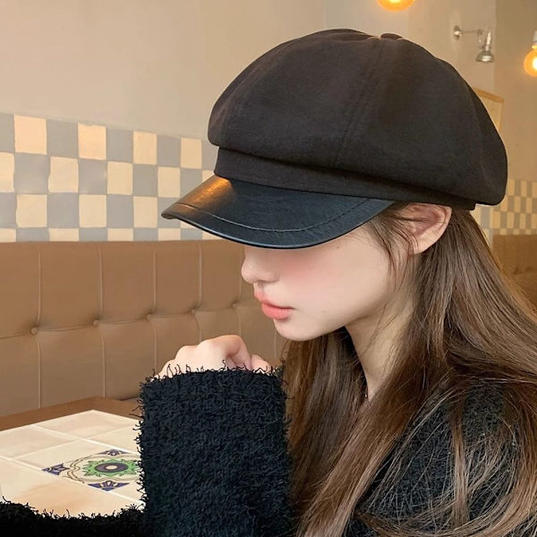 Kvinder Baret Uld Baret Cap KAFFE Coffee