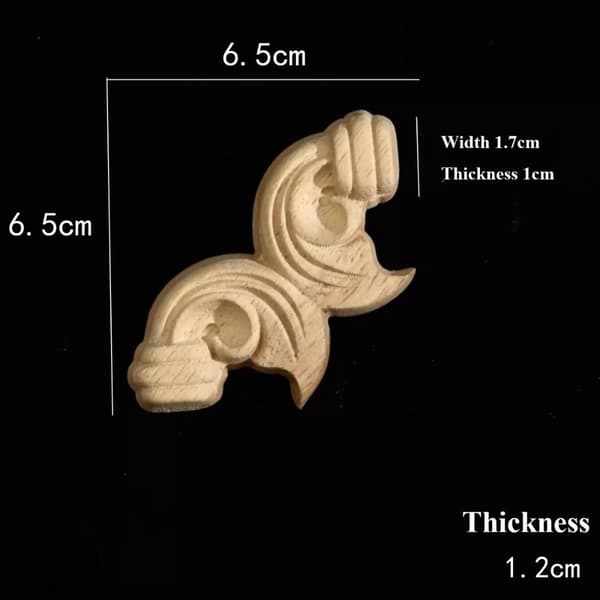 Træskårne håndværk Træfigurer Håndværk 9X9CM9 9 9x9cm9