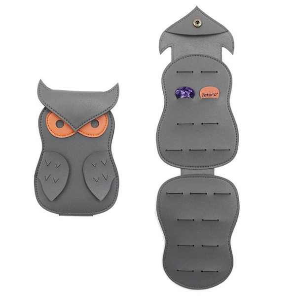 Guitar Pick Hållare Guitar Paddle Förvaringsväska GRÅ Grey