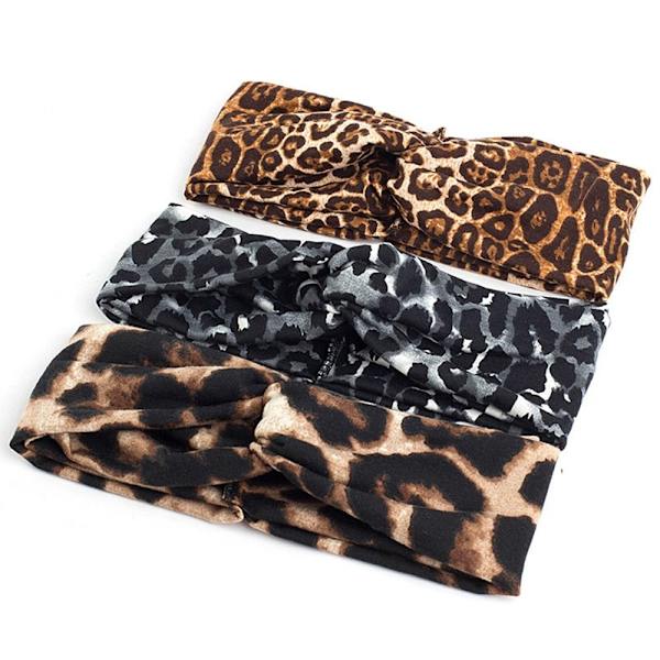 Korshårband Leopardpannband FÄRG 4 FÄRG 4 Color 4