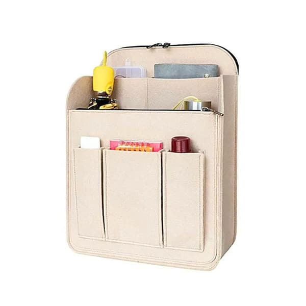 Ryggsäck Innerficka Insats Beige beige
