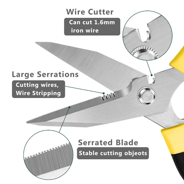 8''heavy Multi-purpose Duty Saks Køkken Bone Saks Bone