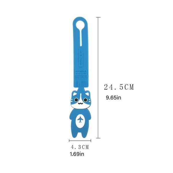 Reisebagasjelapp BLÅ Blue