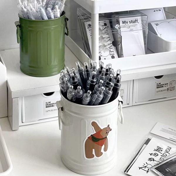 1 kpl kynälaatikko Tiny Things Säilytys VIHREÄ VIHREÄ green