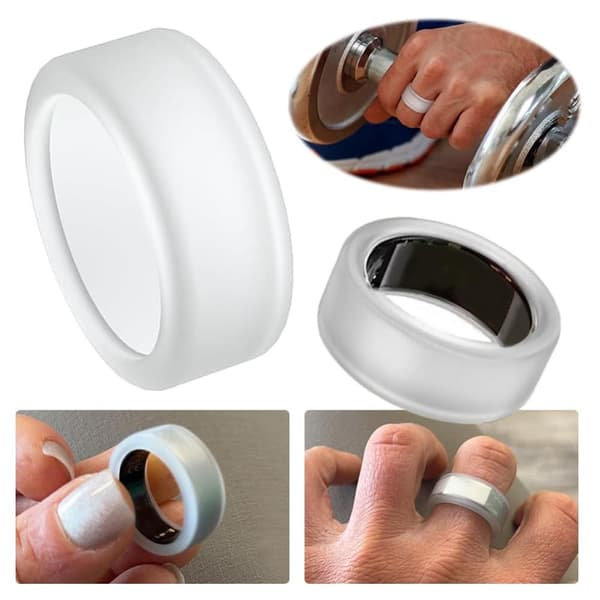 Silikon Ringbeskyttelse Smart Ring Beskyttelse SVART M Black M