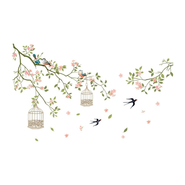 2 kpl Flower Environmental Wall Tarrat Kodinsisustus A  2 PCS