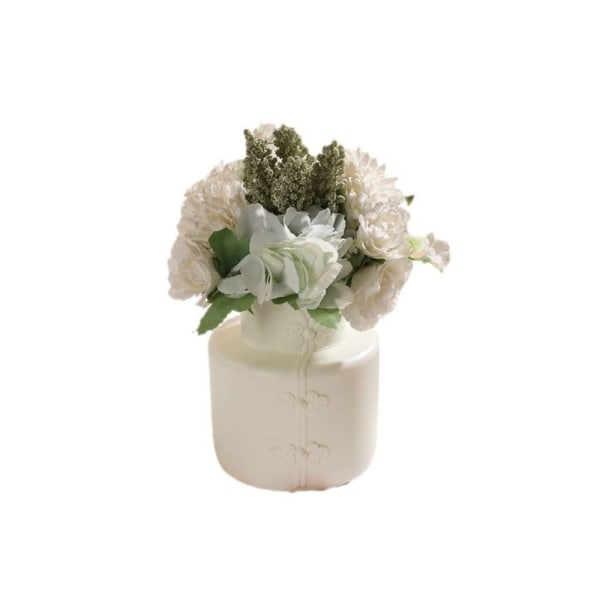 Blomstervase Blomsterpotte HVIT S White S