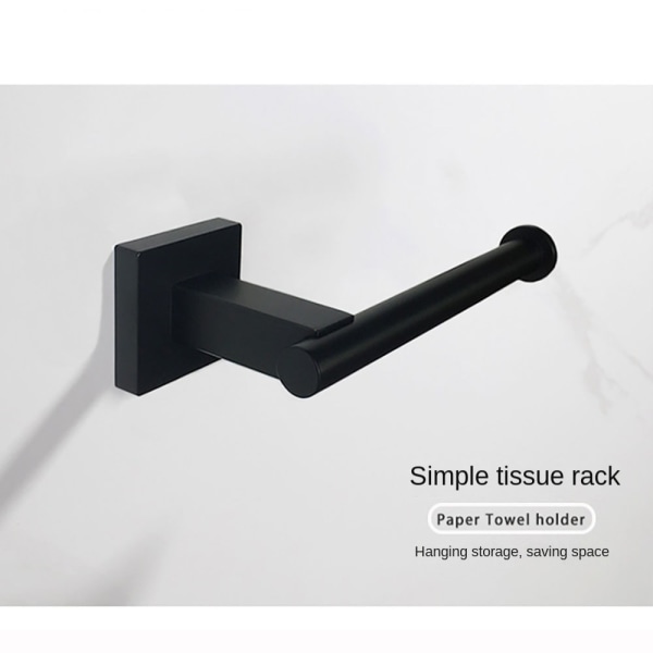 Toalettpapirholder Toalettrullholder SORT SORT black