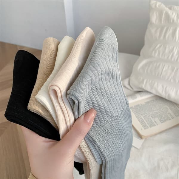 Luuttomat ontot sukat, ohuet sukat, HARMAA grey