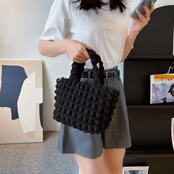 Tote Bag Håndtaske SORT Black