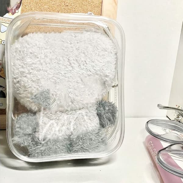 Docka Display Väska Klar Utomhus Ficka Bärväska