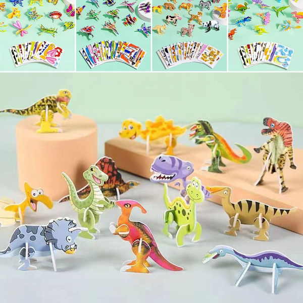 25stk Insekt-puslespillblokker DYR DYR Animals