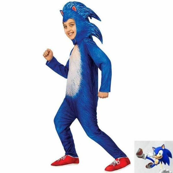 Anime Sonic Kostume Optræden Kostume BLÅ MBOYS DREngestil