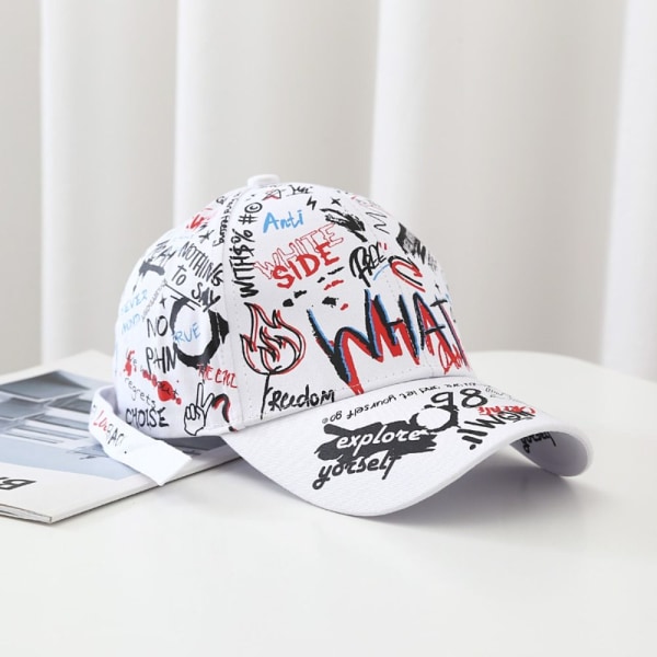 Graffiti basebollkepsar Cap VIT 2 2 white 2-2