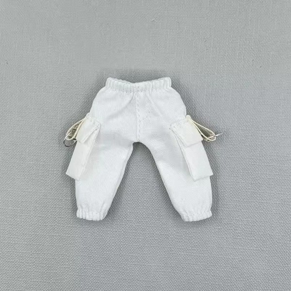 Dockkläder Dockbyxor VIT White