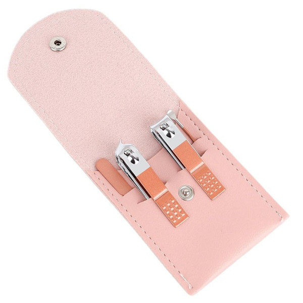 4st/ Set Manikyr Set Nagelklippare Verktyg ROSA BB Pink B-B