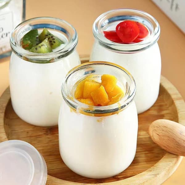 Mini Jogurttipurkit Lasiset Vanukaskupit 200ML 200ml