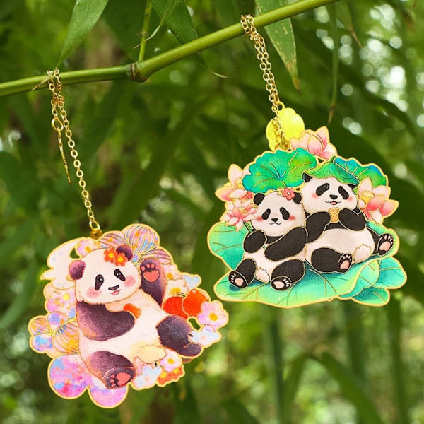 Metal Panda bokmerke bokklips STIL 4 STIL 4 Style 4