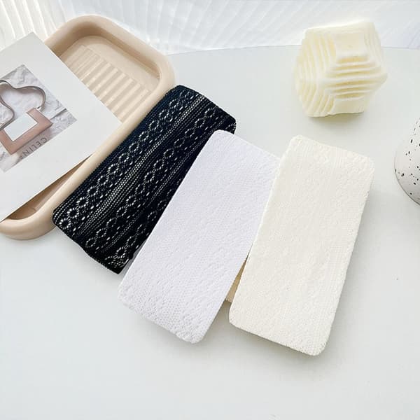 Mesh Strømpebukser Jenter Strømpe SVART S black S